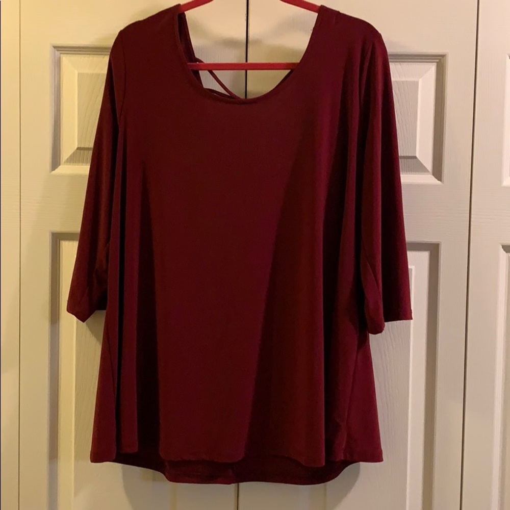 Lattice Back Gilli Burgundy 3XL